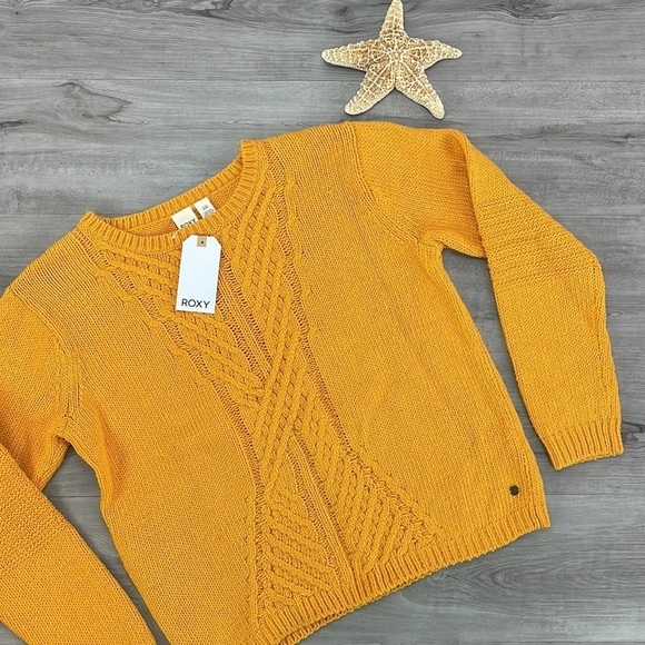 🔆ROXY🔆GLIMPSE OF ROMANCE SWEATER SIDE ZIPPER - Picture 7 of 14